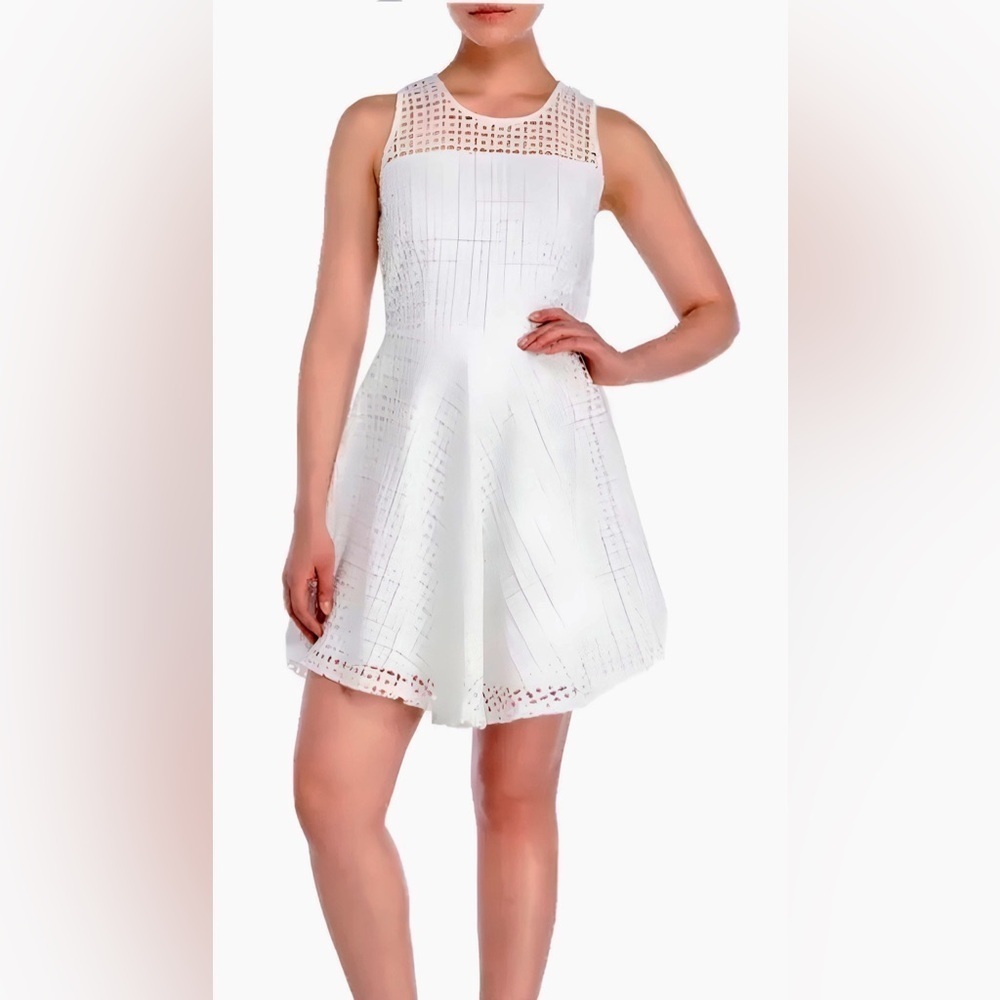 Olive + Oak White Eyelet Dress NWOT - Picture 4 of 8